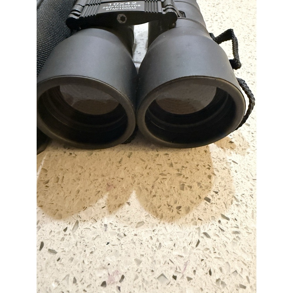 10X42 Barska Lucid View Compact Binoculars , Black - Picture 3 of 7